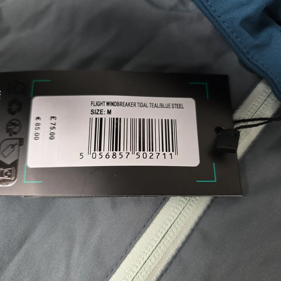 FLIGHT WINDBREAKER TEAL/BLUE STEEL – SIZE M