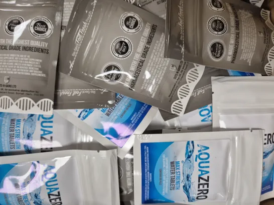 Lot 6151: BOX OF APPROXIMATELY 150 PACKS OF CUTS-N-GAINS TABLETS - AQUA ...