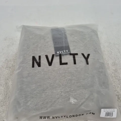 NVLTY LONDON HEAVYWEIGHT LUXE HOODIE - GREY - MEDIUM