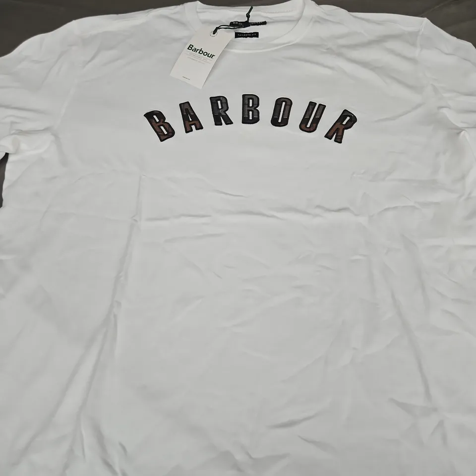 BARBOUR SLOGAN CASUAL TEE - SIZE XXL