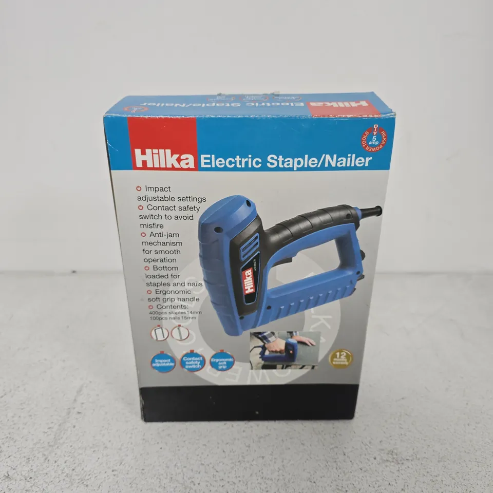BOXED HILKA ELECTRIC STAPLE/NAILER