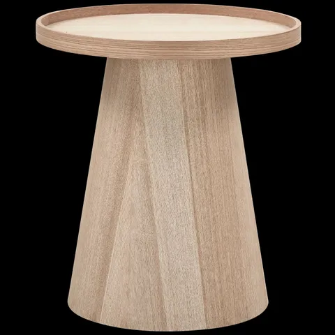 BOXED MAUD SIDE TABLE CONICAL WOOD NATURAL 50XØ45 CM