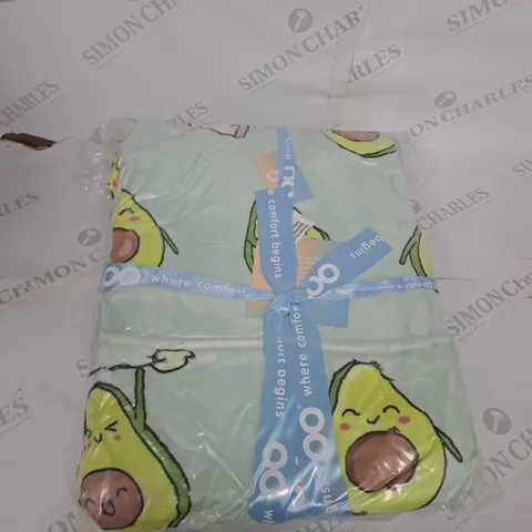 OODIE HOODED OVERSIZED BLANKET - AVACADO