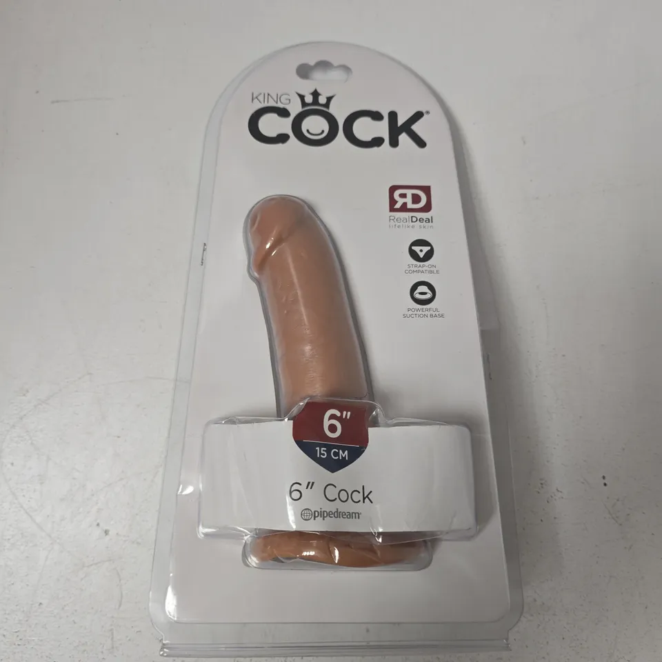 KING COCK 6" DILDO 