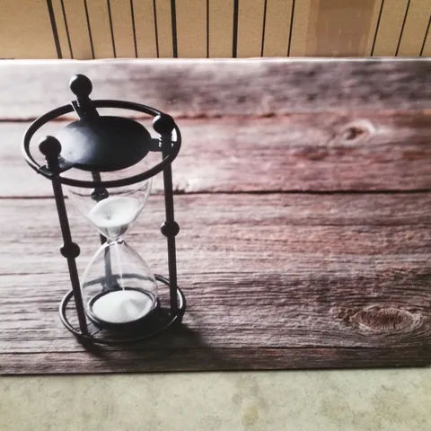 BLACK HOURGLASS BY 5SECOND - WRAPPED CANVAS PRINT