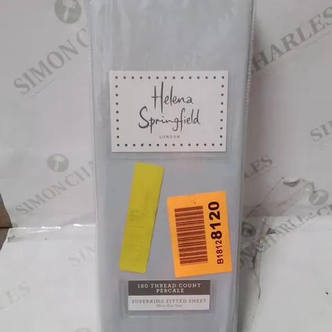 BAGGED HELENA SPRINGFIELD FITTED SHEET //SUPER KINGSIZE 