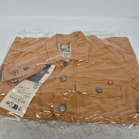 &SONS RYDER JACKET TAN – SMALL