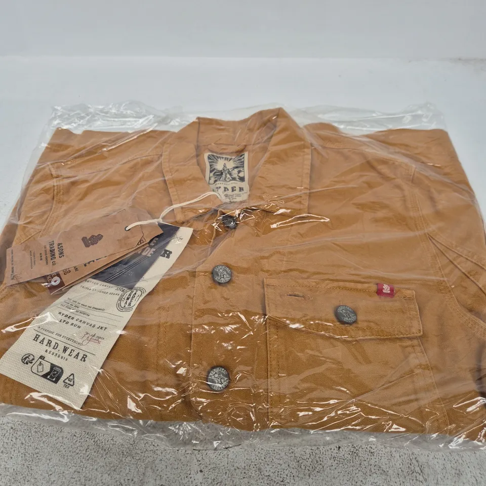 &SONS RYDER JACKET TAN – SMALL
