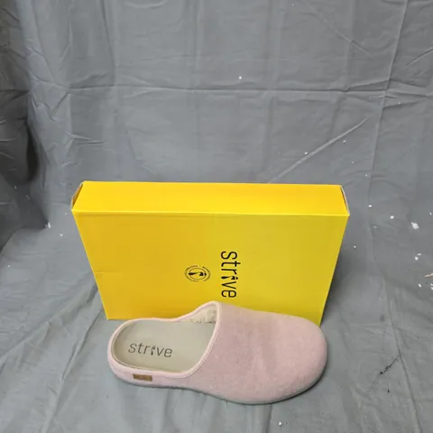 STRIVE WOMEN'S PINK SLIPPERS – UK SIZE 7