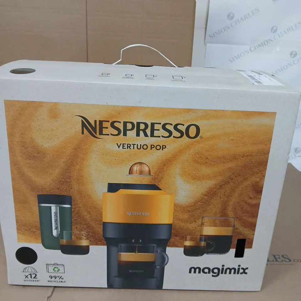 NESPRESSO VERTUO POP MAGIMIX COFFEE MACHINE - BLACK