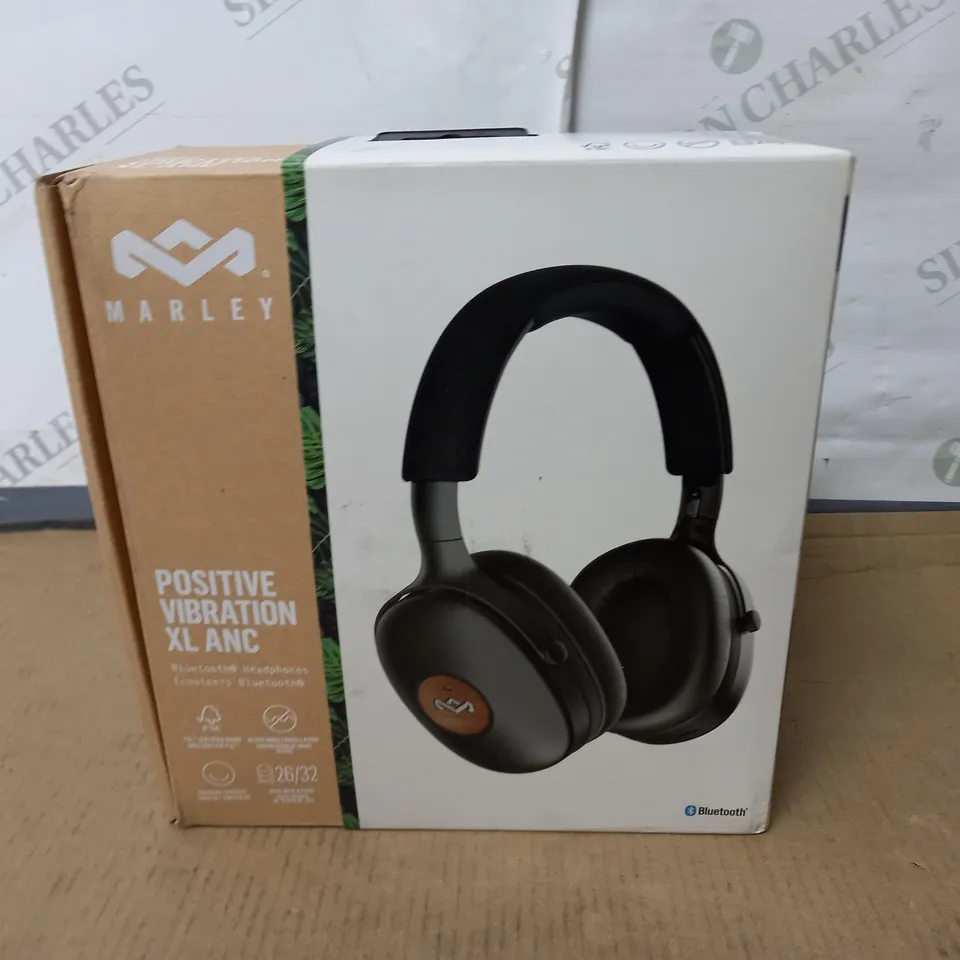BOXED MARLEY POSITIVE VIBRATIONS ANC BLUETOOTH HEADPHONES