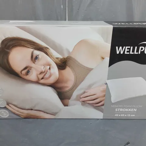 BOXED WELLPUR MEMORY FOAM PILLOW STROKKEN 