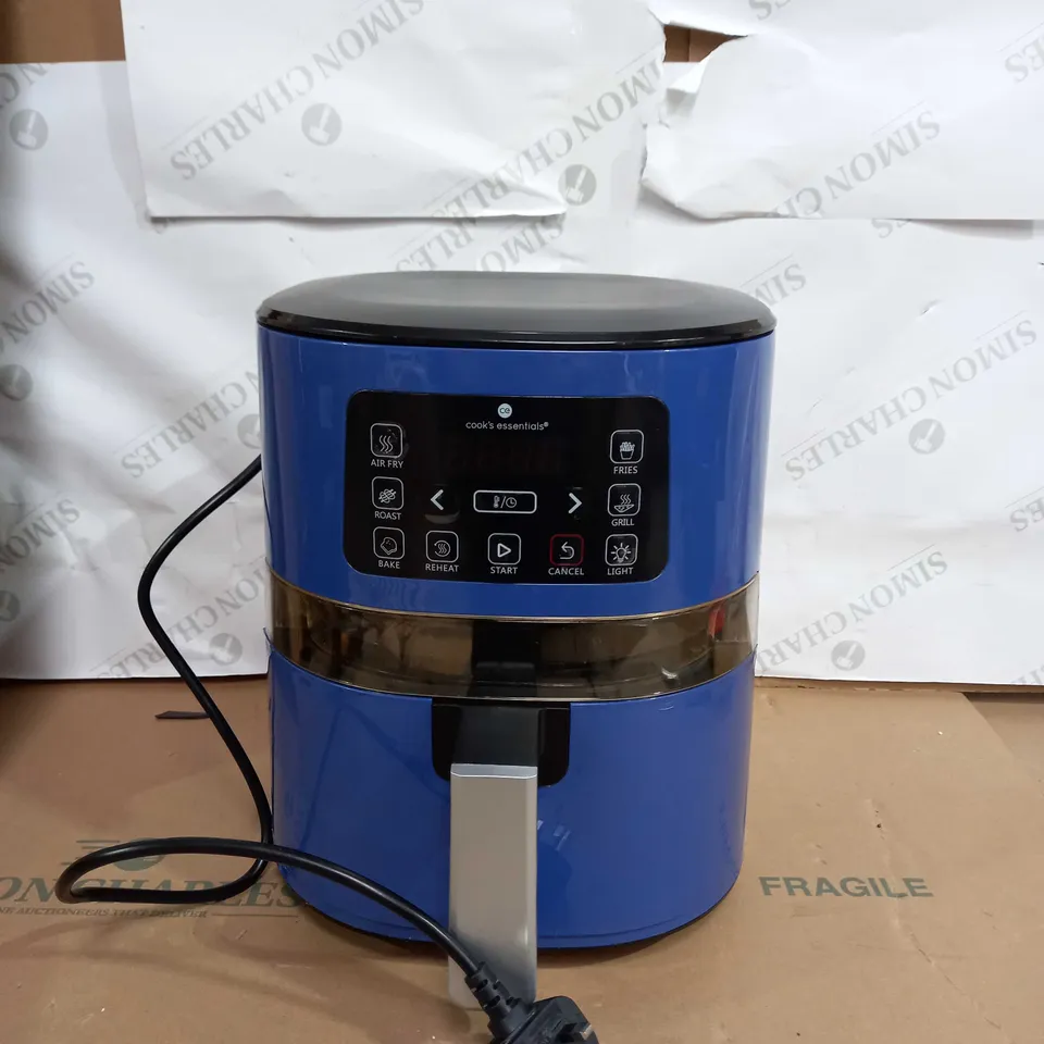 COOK'S ESSENTIALS 4.0L AIR FRYER - SAPPHIRE