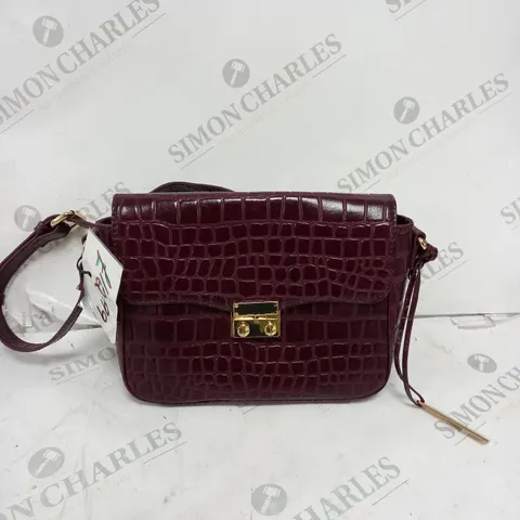 ASHWOOD EDEL LUXURY GENUINE LEATHER SATCHEL C-50 - PURPLE