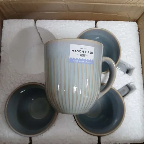 LINEAR SET OF 4 MUGS 