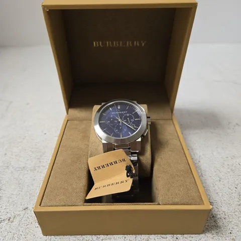 BURBERRY WATCH – STAINLESS STEEL, BLUE DIAL