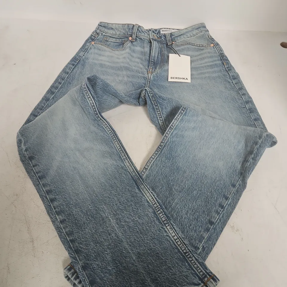 BERSHKA WOMEN'S DENIM JEANS, UK 10 (EUR 38) – MADE IN BANGLADESH