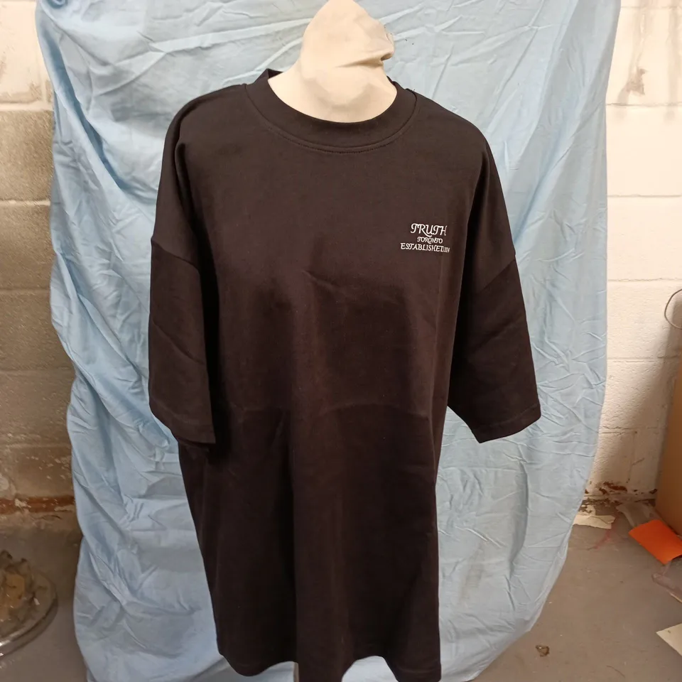 TRUTH TORONTO T-SHIRT – BLACK WITH ESTABLISHED 2024 LOGO SIZE L