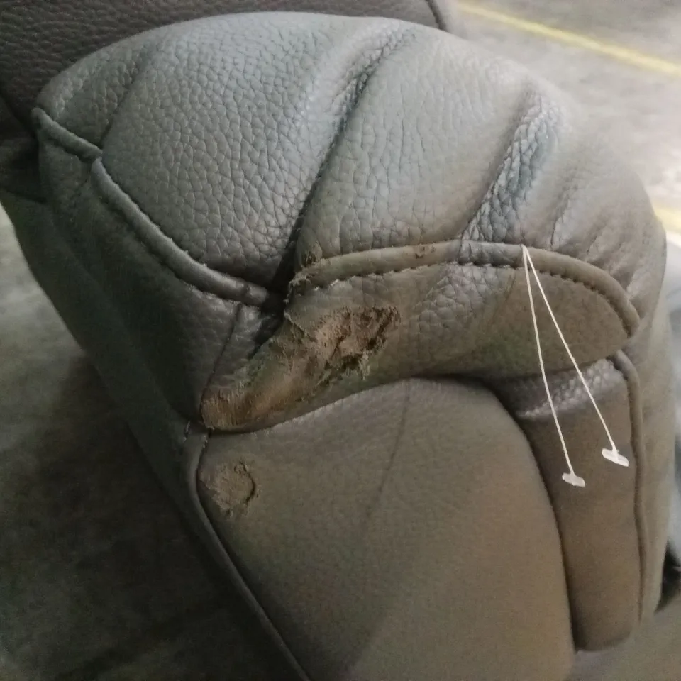 ROTHBURY LUXURY FAUX LEATHER HIGH BACK 2 SEATER MANUAL RECLINER SOFA RRP £629