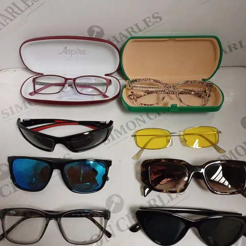APPROXIMATELY 15 ASSORTED PRESCRIPTION & SUNGLASSES TO INCLUDE ASPIRE, MORGAN, AERO GREY ETC