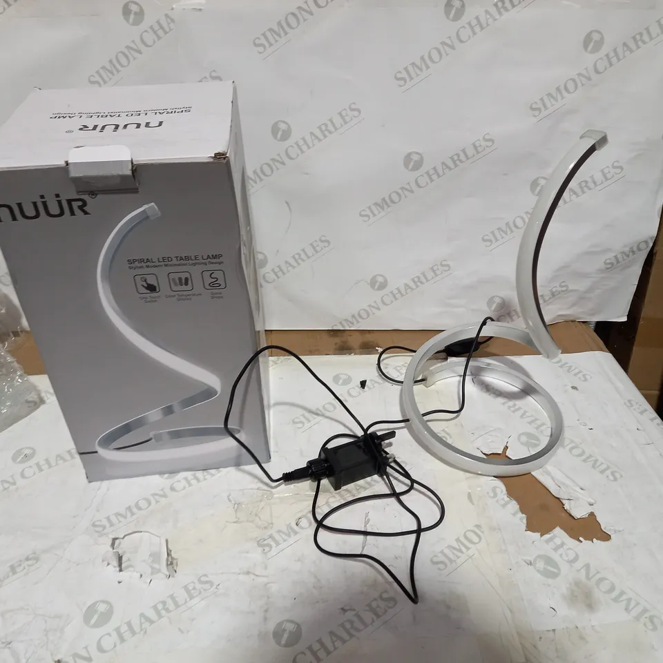 NUÜR SPIRAL LED TABLE LAMP