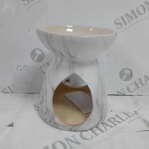 MARBLE EFFECT CANDLE WAX HOLDER