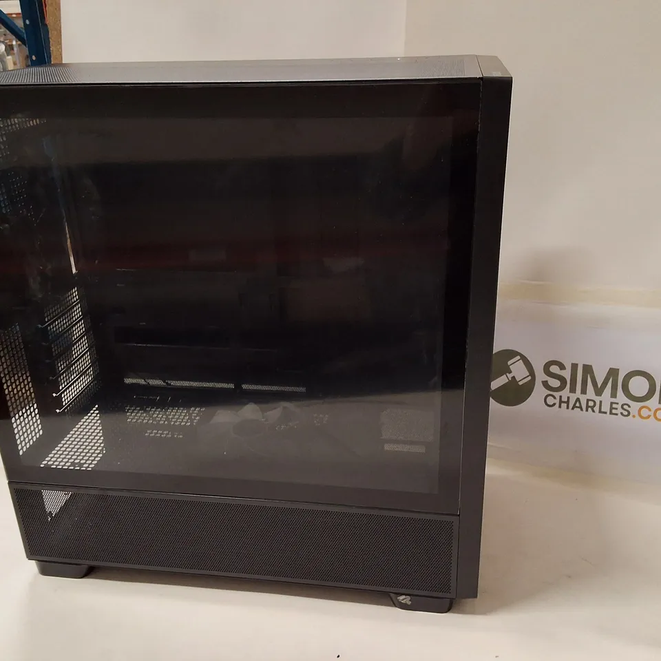 ANTEC FLUX BLACK PC CASE – MID-TOWER CHASSIS WITH MESH FRONT AND WOOD TRIM