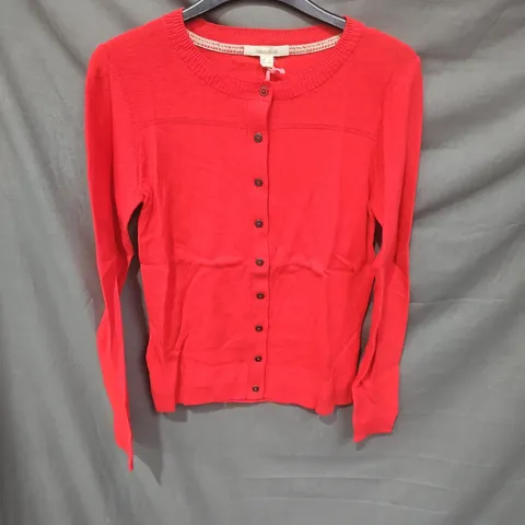 WHITE STUFF WOMEN'S CARDIGAN, RED, UK 6 (EU 34)