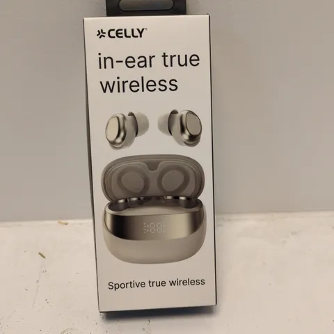 CELLY IN-EAR TRUE WIRELESS EARBUDS WITH CHARGING CASE – SPORTIVE TRUE WIRELESS