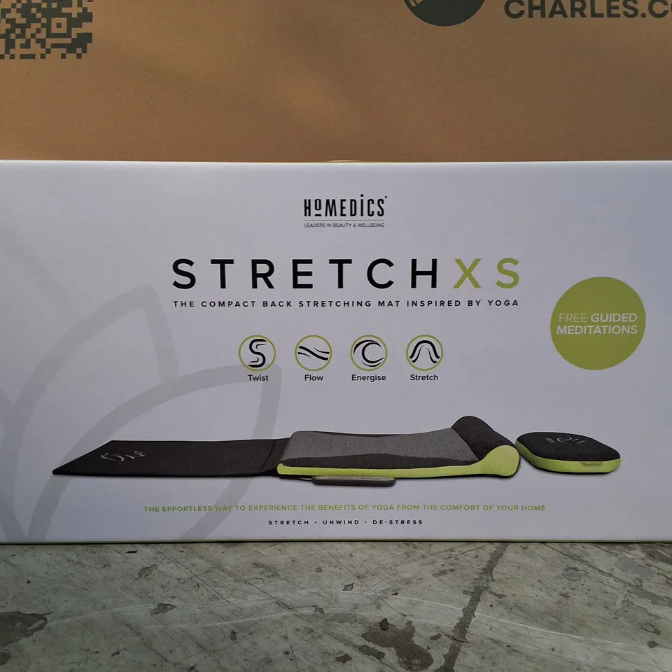 LOT OF 2 BOXED HOMEDICS STRETCH XS COMPACT BACK STRETCHING MATS - TYM-500