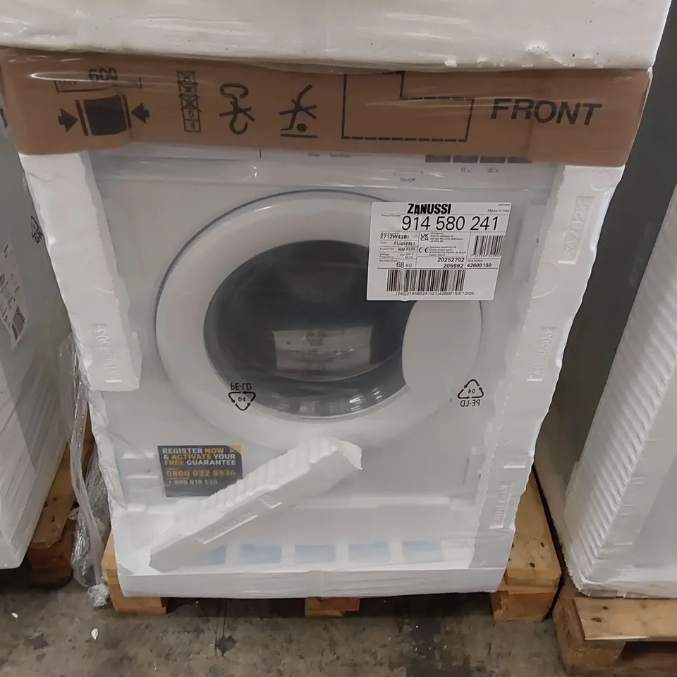 ZANUSSI Z712W43BI INTEGRATED WASHING MACHINE