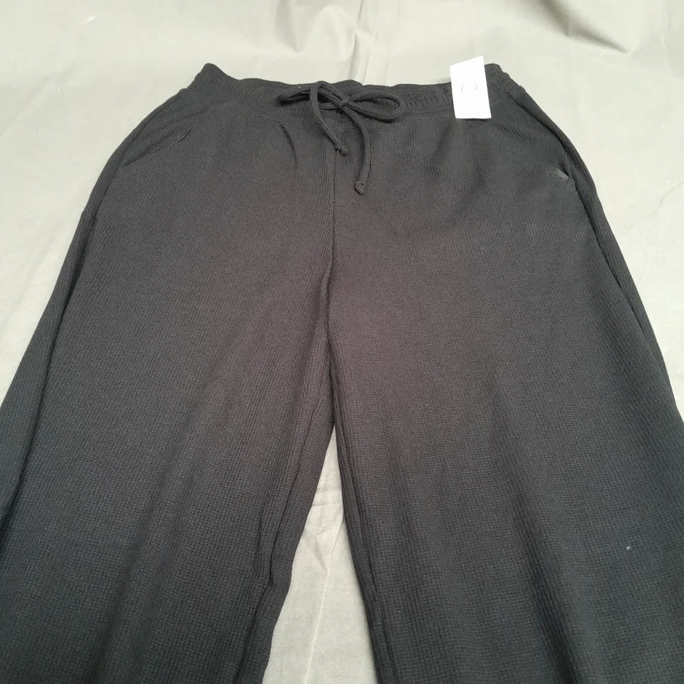 GILLY HICKS BLACK BAGGY TROUSERS - SMALL