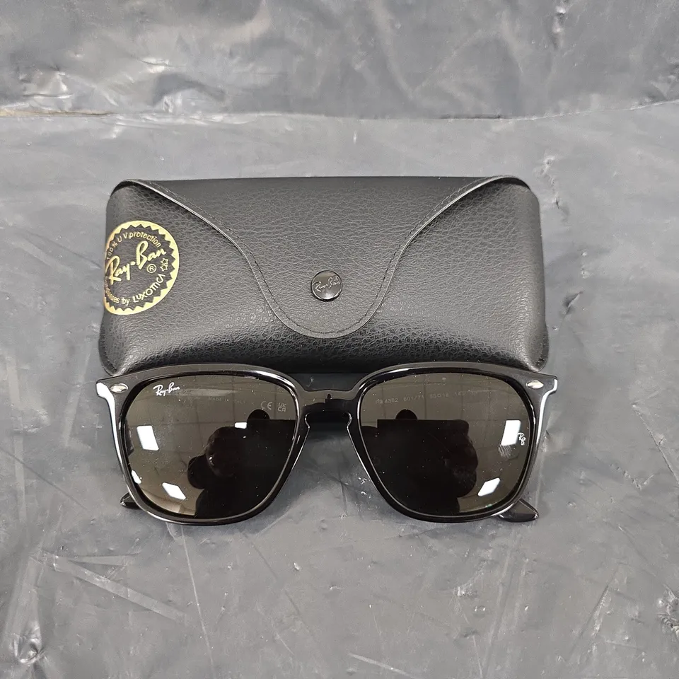 RAY-BAN ROUND SUNGLASSES - BLACK
