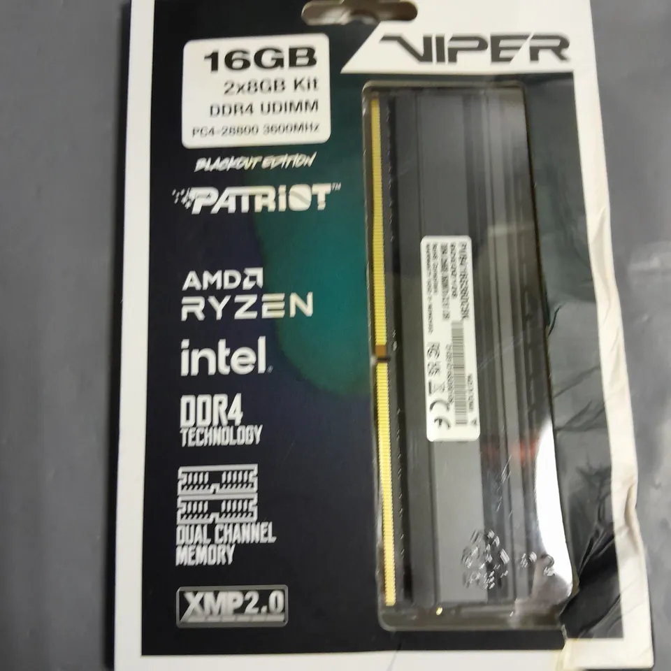 VIPER 16GB 2X8GB DDR4 UDIMM RAM