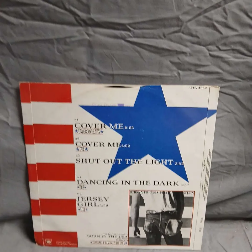 BRUCE SPRINGSTEEN – COVER ME (12" VINYL SINGLE)