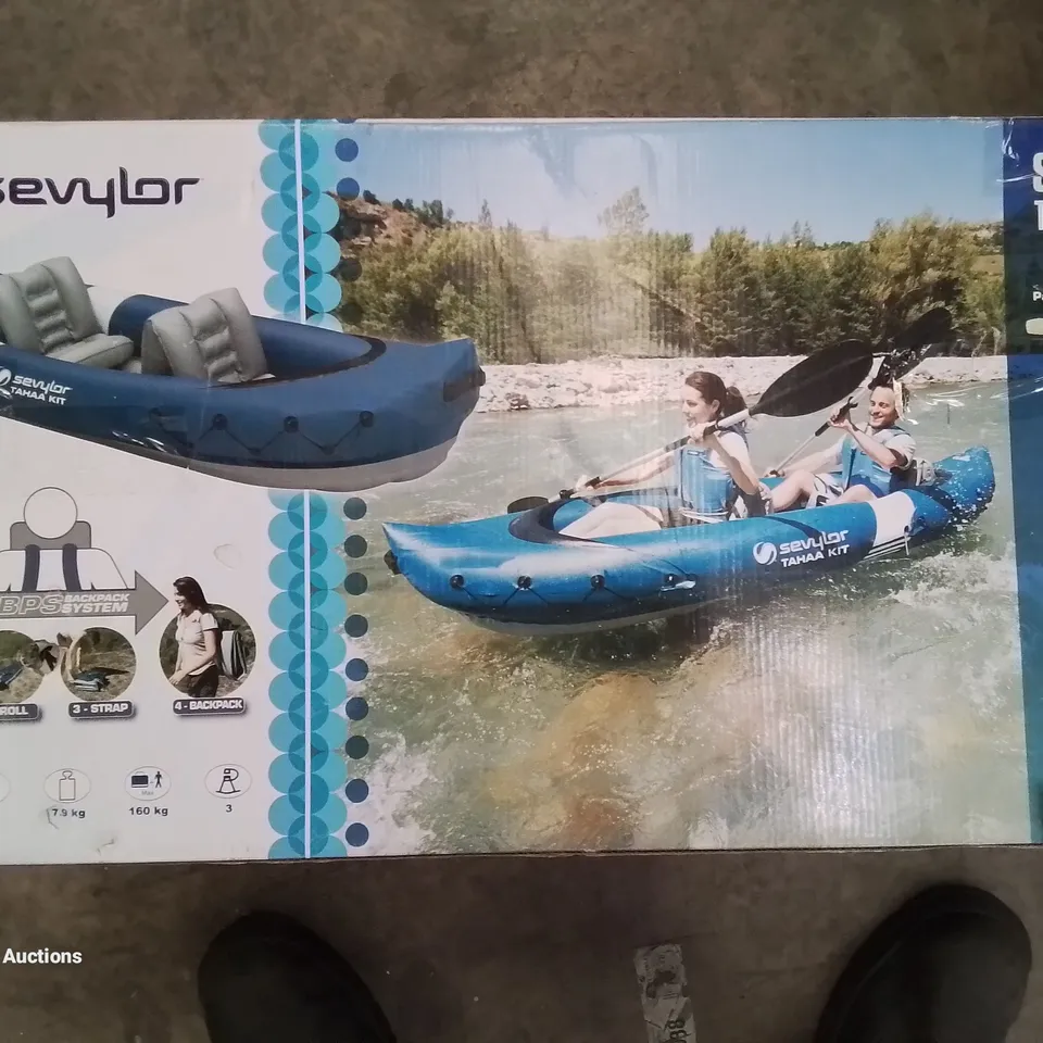 BOXED SEVYLOR TAHAA INFLATABLE KAYAK