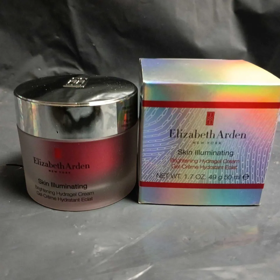 BOXED ELIZABETH ARDEN SKIN ILLUMINATING BRIGHTENING HYDRAGEL CREAM - 50ML