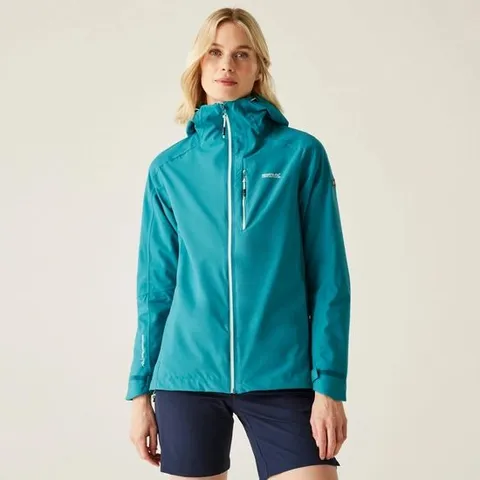 BRAND NEW REGATTA WOMEN'S BIRCHDALE II WATERPROOF JACKET IN EXOTIC PLUME - SIZE 12