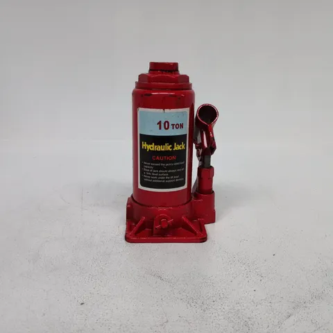 HYDRAULIC JACK 10 TON RED UNBOXED