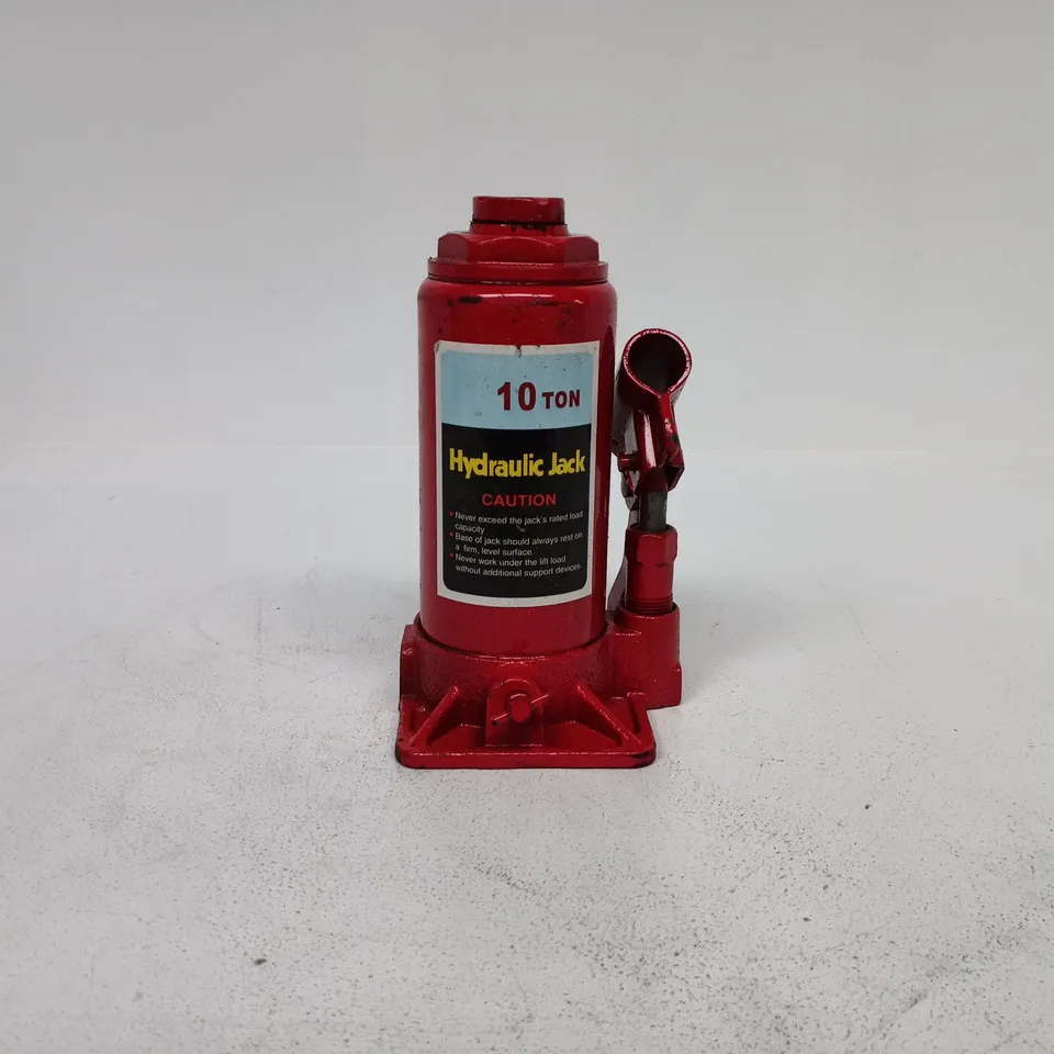 HYDRAULIC JACK 10 TON RED UNBOXED