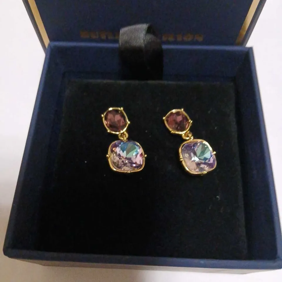 BUTLER & WILSON SPARKLING CRYSTALS EARRINGS