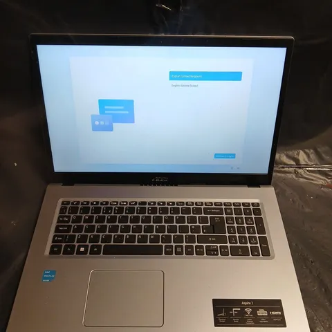 ACER ASPIRE 3 LAPTOP – SILVER, MODEL N20C6