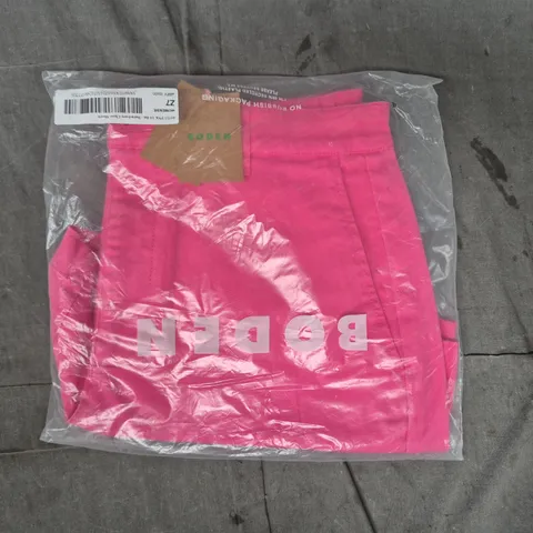 BODEN BARNSBURY CHINO SHORTS – WOMEN’S PINK, UK 14