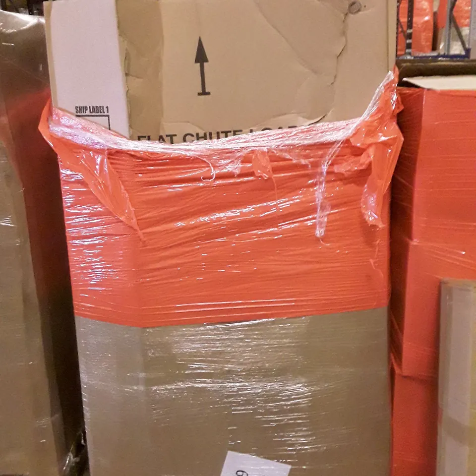PALLET OF ASSORTED PRODUCTS INCLUDING OFFICE CHAIR, CLOTHES RACK, DRYING RACK