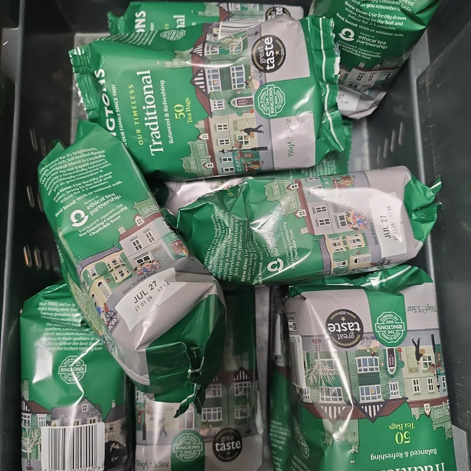 10 X RINGTONS TRADITIONAL TEA BAGS PACKS – 50 TEA BAGS PER PACK
