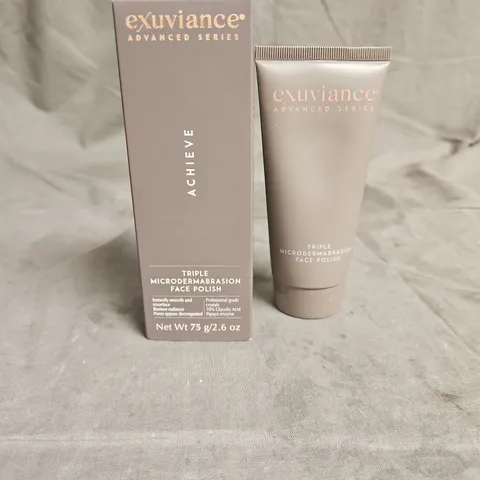 BOXED EXUVIANCE TRIPLE MICRODERMABRASION FACE POLISH 75G