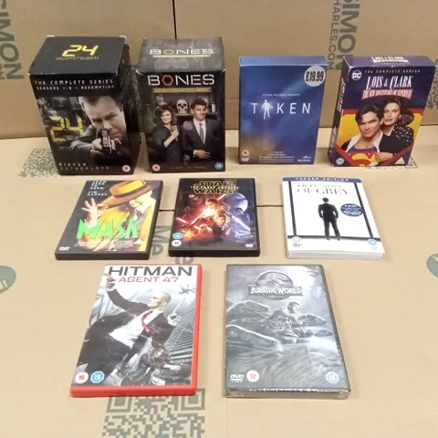 BOX TO CONTAIN A LARGE QUANTITY OF FILMS AND DVDs