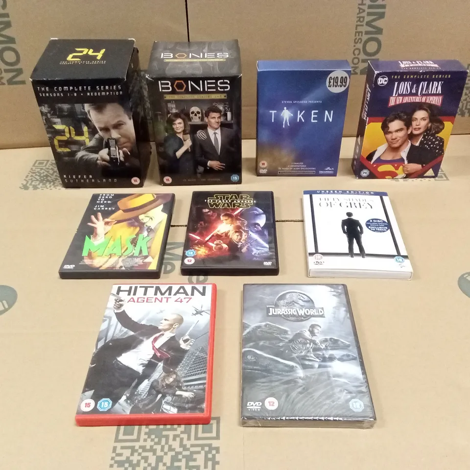 BOX TO CONTAIN A LARGE QUANTITY OF FILMS AND DVDs