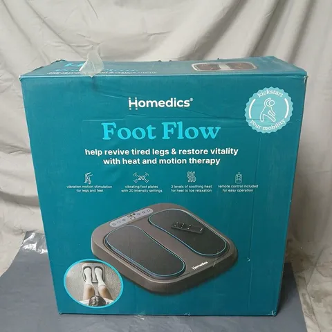 HOMEDICS FOOT FLOW FOOT MASSAGER – BOXED