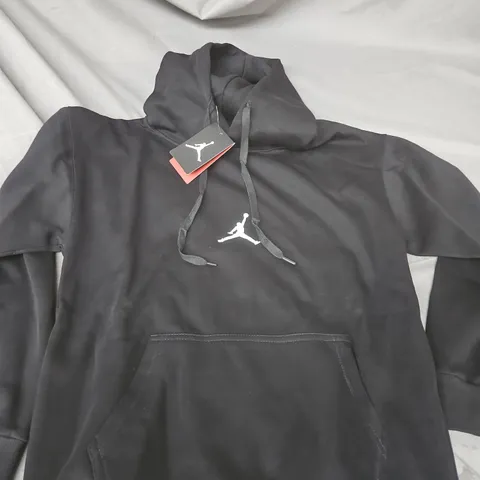 JORDAN BRAND HOODIE – BLACK, JUMPMAN LOGO – MEN'S MEDIUM